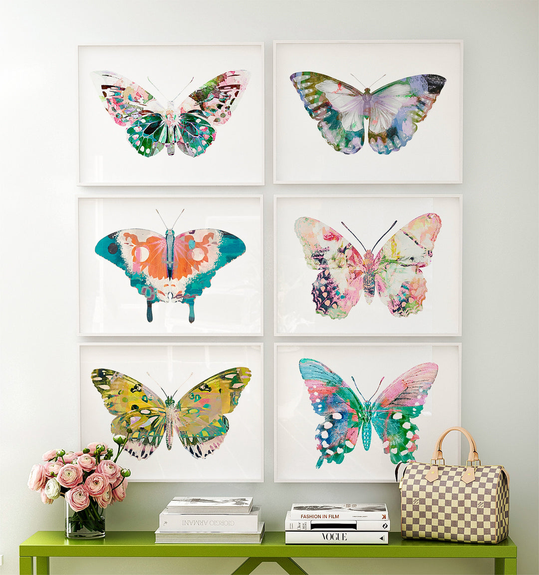 Butterfly Wall Art collection - posters and prints for nursery and girls rooms