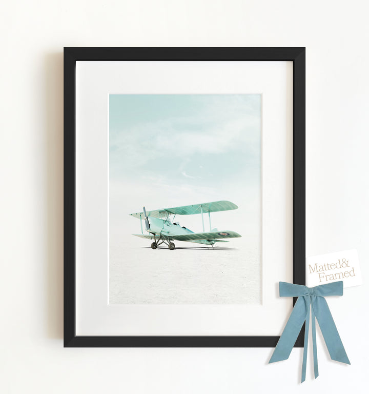 De Havilland Tiger Moth Airplane Framed Art