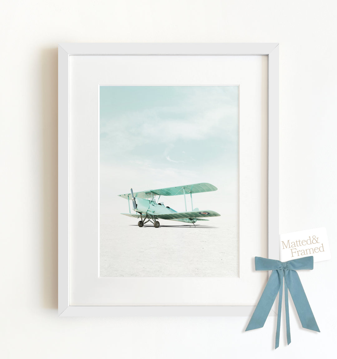 De Havilland Tiger Moth Airplane Framed Art