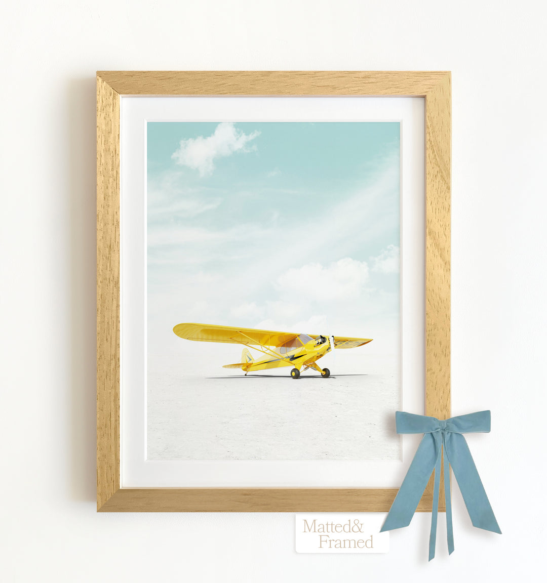 Piper J-3 Cub Airplane Framed Art