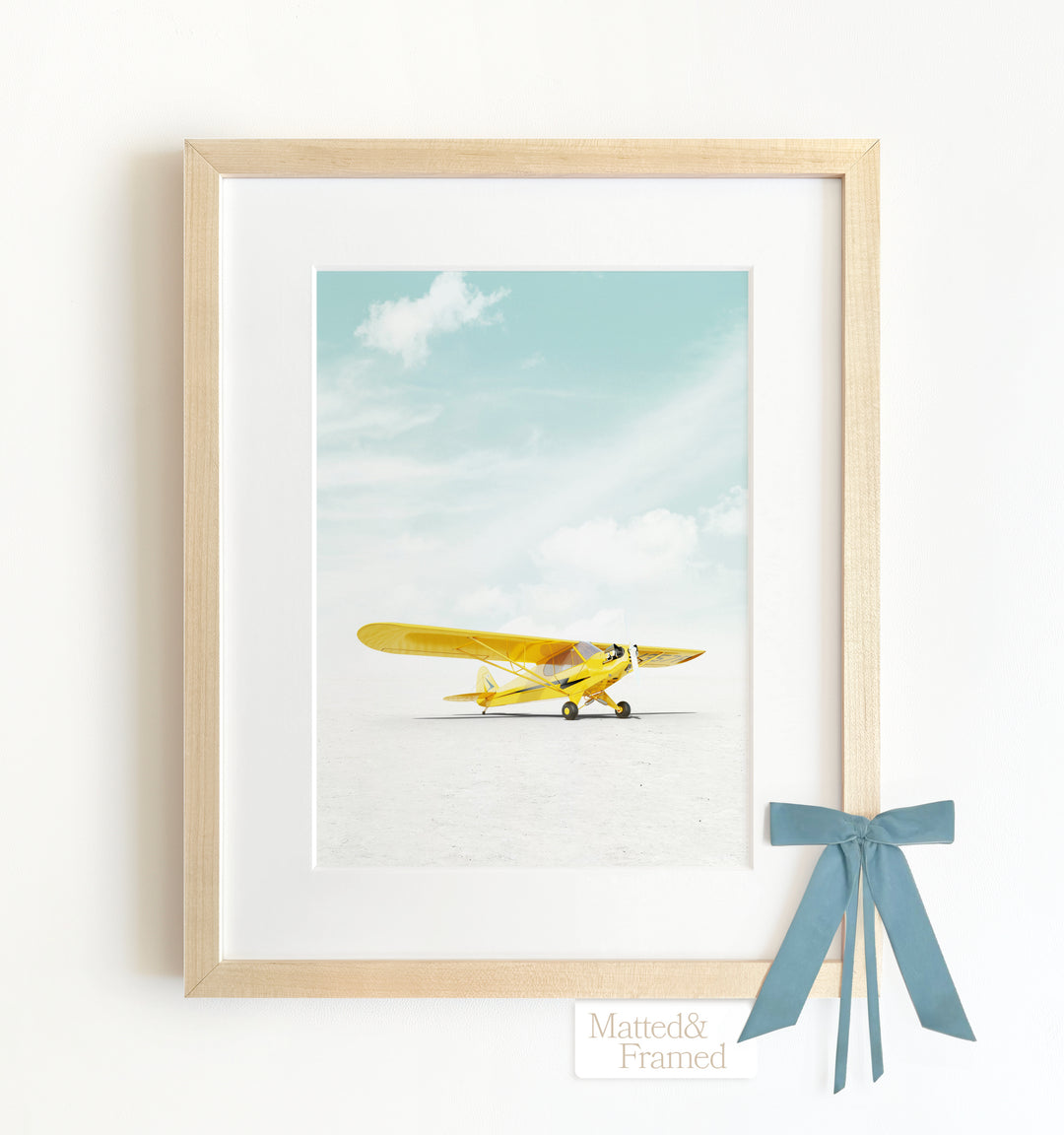 Piper J-3 Cub Airplane Framed Art