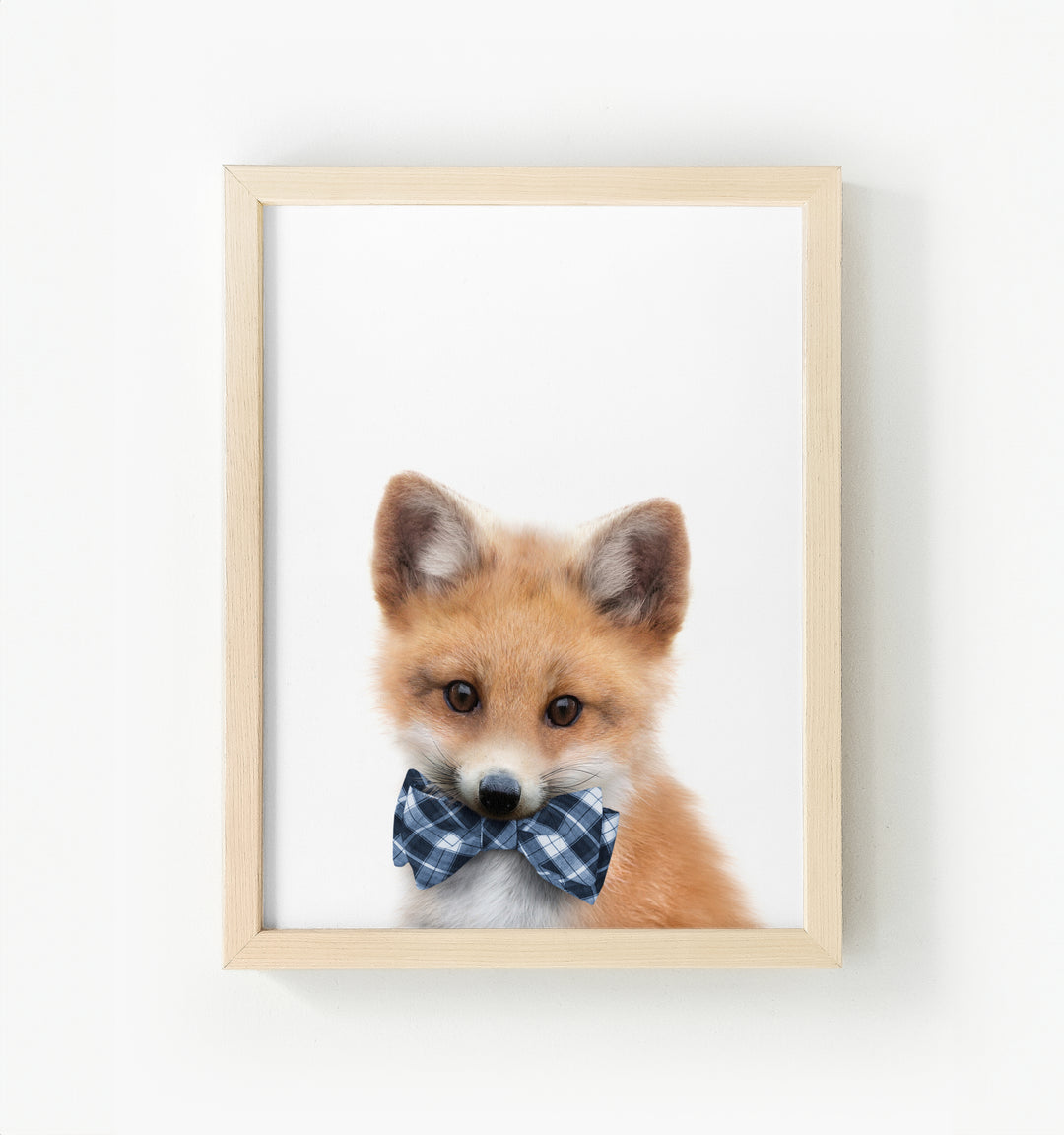 Baby Fox Framed Canvas