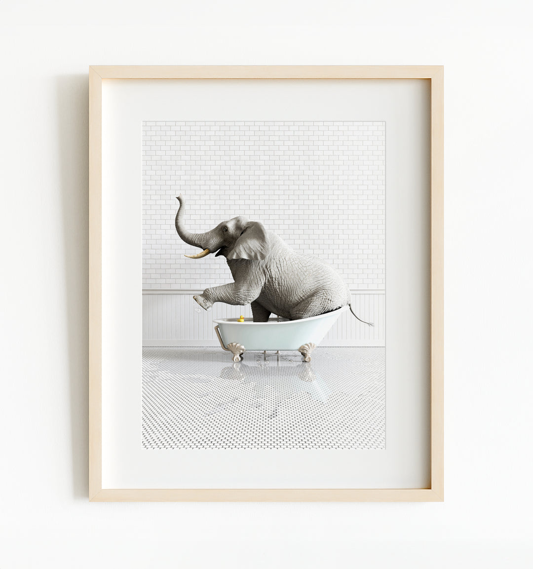 Animals in Bathtubs - Mix and Match Vertical
