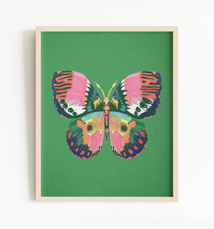 Painted Butterfly Vertical Art Prints