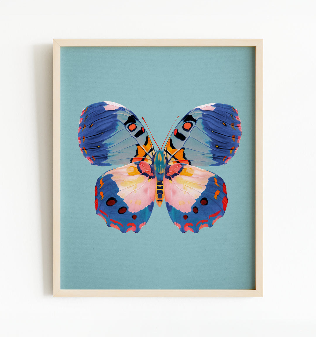 Painted Butterfly Vertical Art Prints