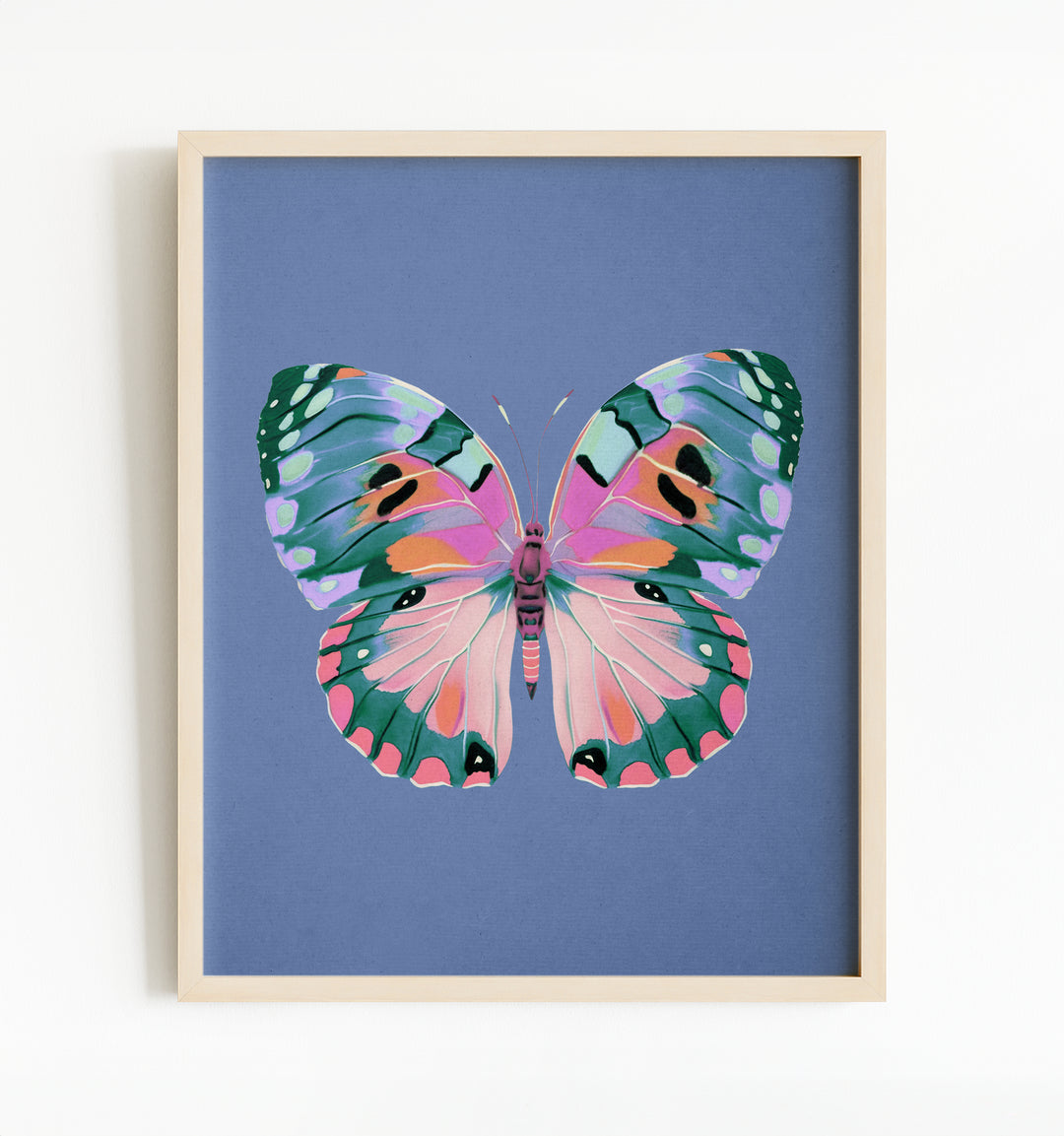 Painted Butterfly Vertical Art Prints