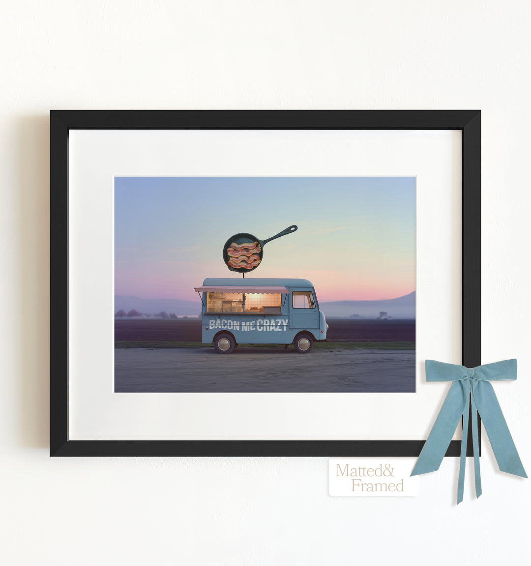 Bacon Me Crazy Food Truck Art Framed Art