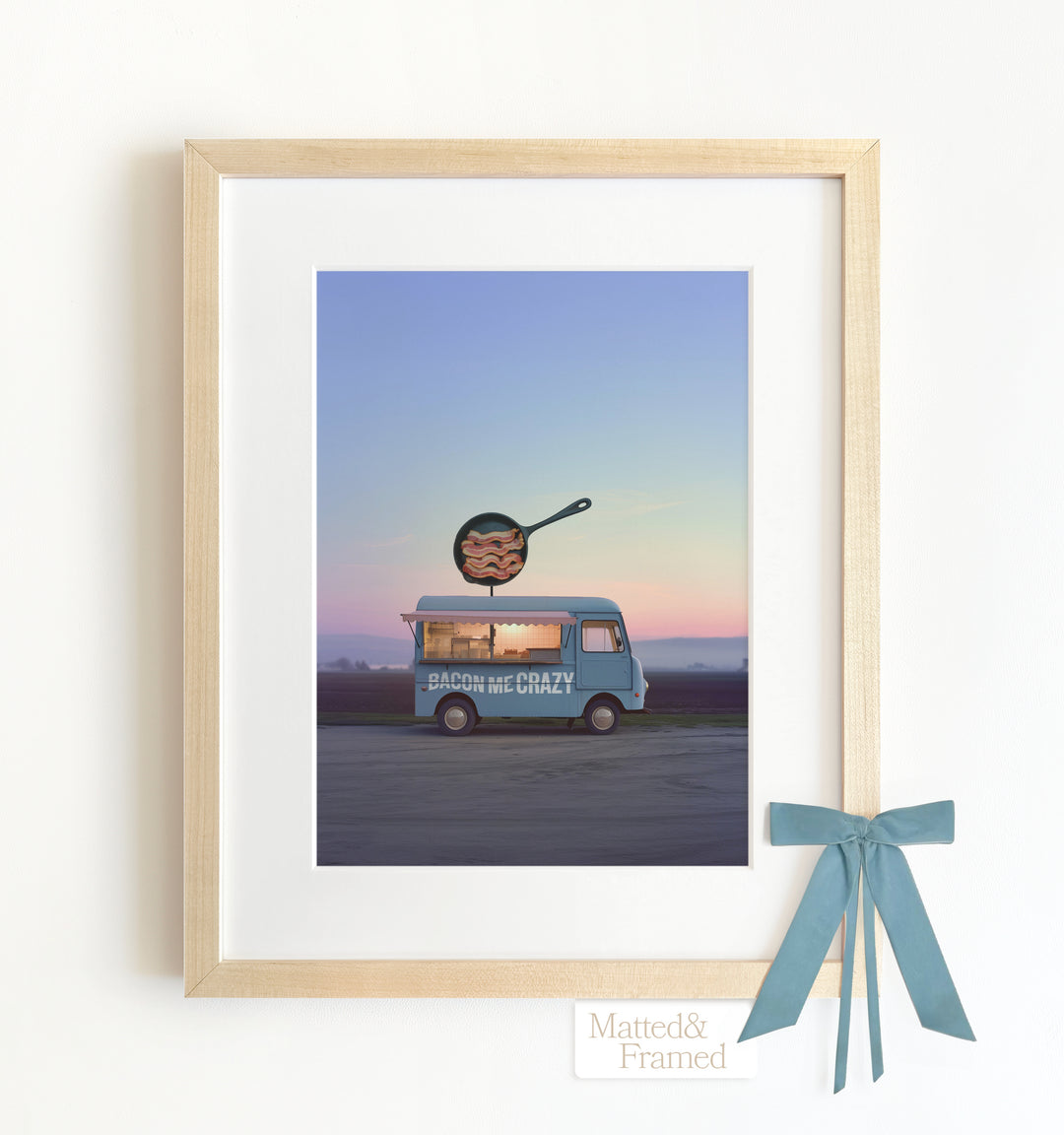 Bacon Me Crazy Food Truck Art Framed Art