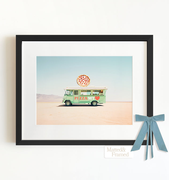 Pizza My Heart Food Truck Art Framed Art