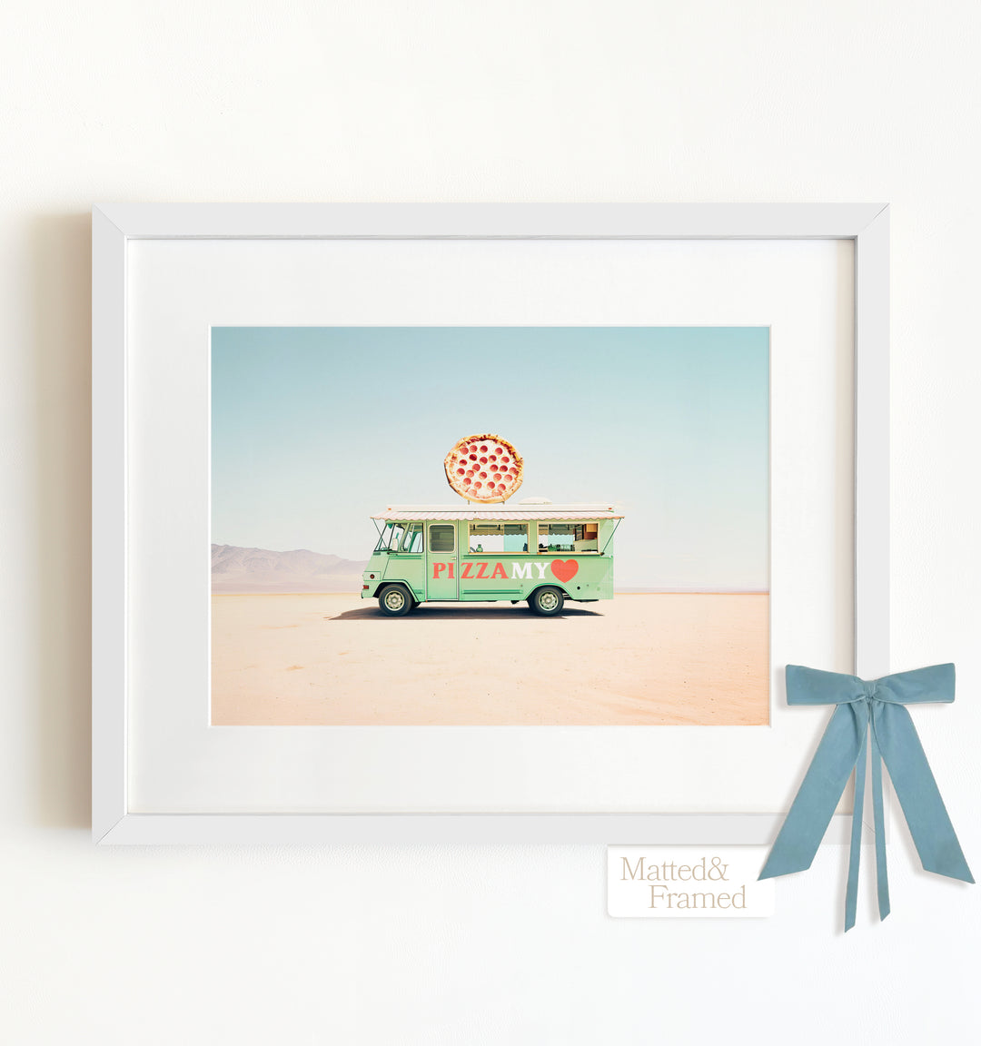 Pizza My Heart Food Truck Art Framed Art