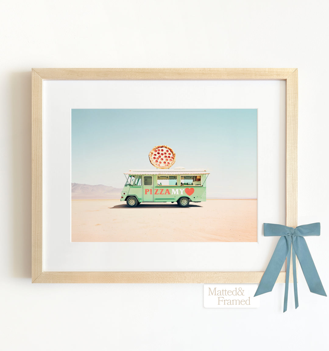 Pizza My Heart Food Truck Art Framed Art