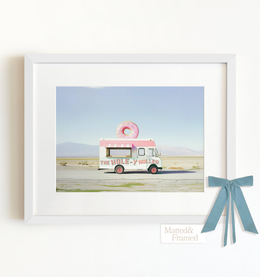 The HOLE-y Roller Food Truck Art Framed Art