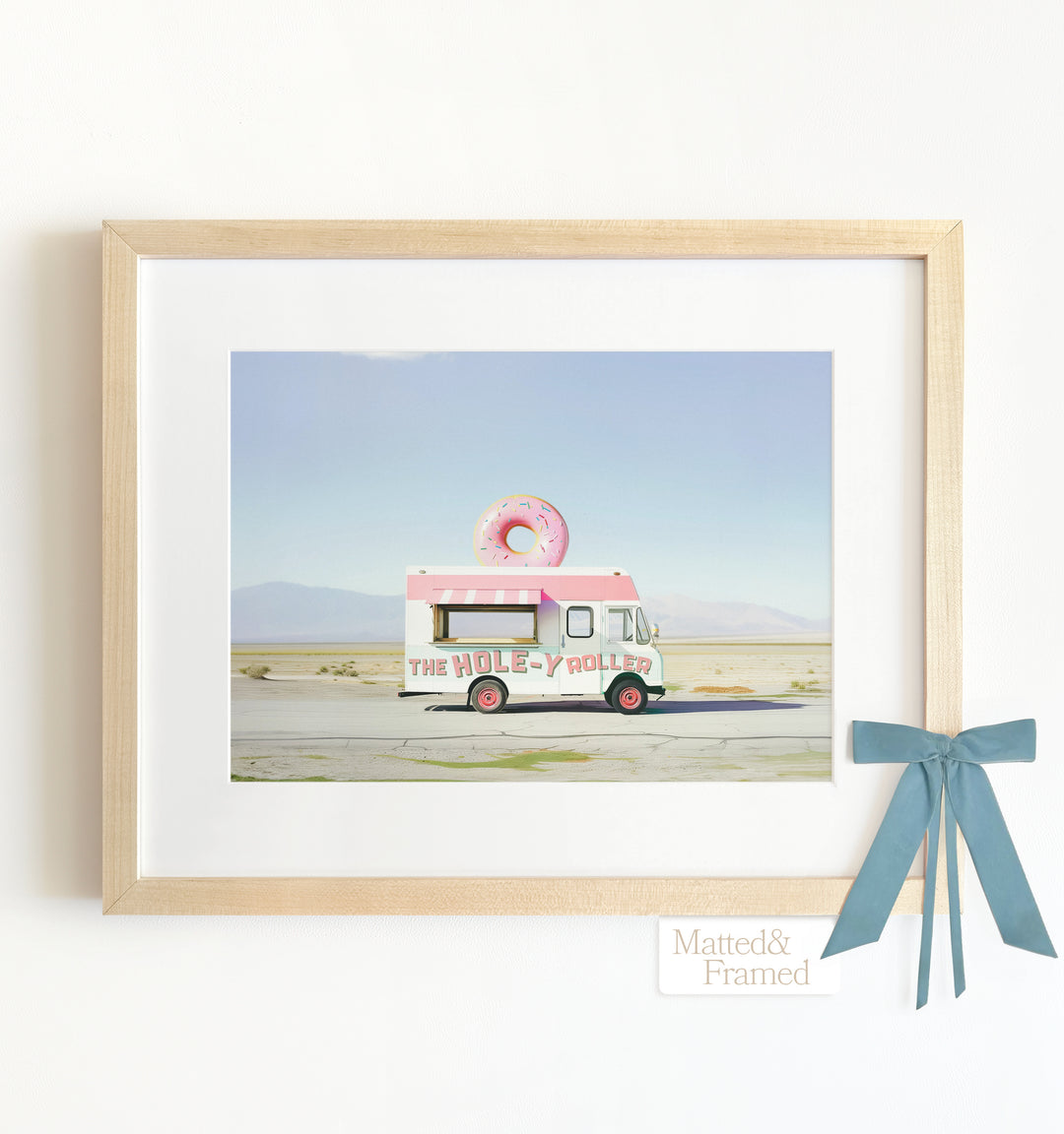 The HOLE-y Roller Food Truck Art Framed Art