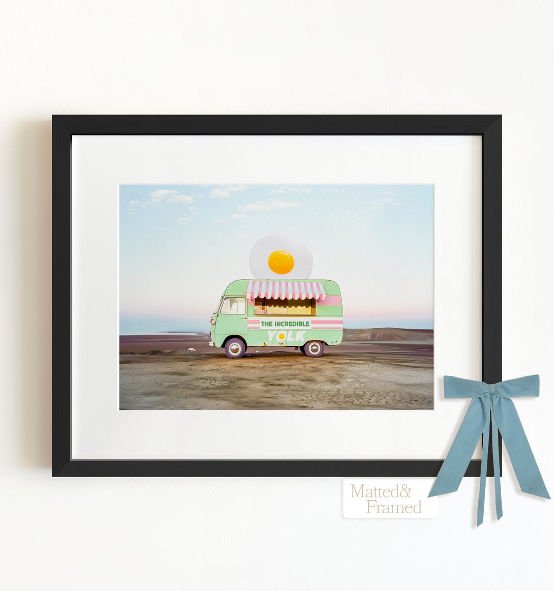 The Incredible Yolk Food Truck Art Framed Art