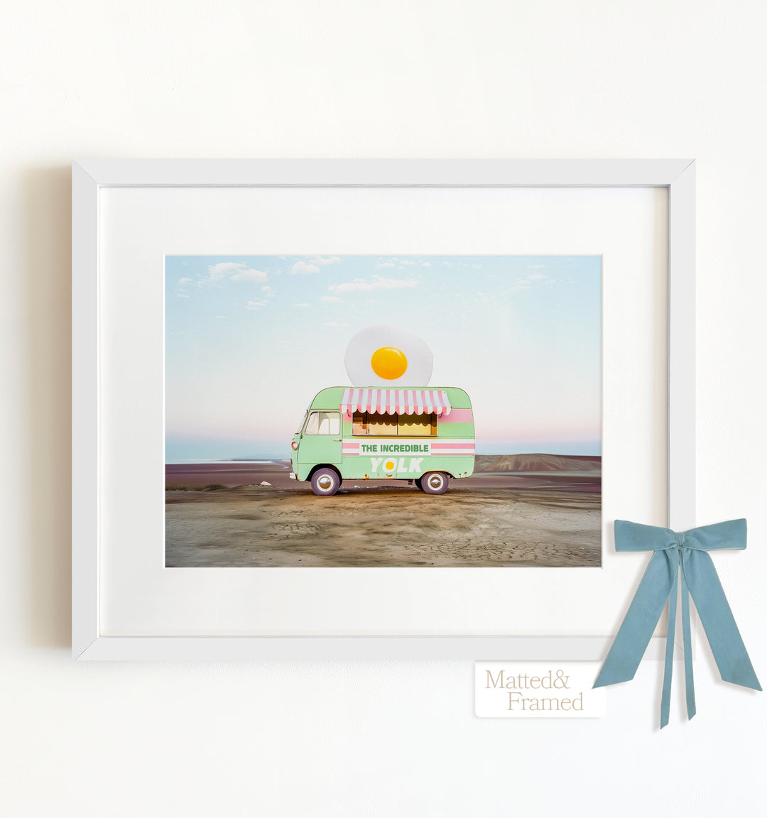 The Incredible Yolk Food Truck Art Framed Art