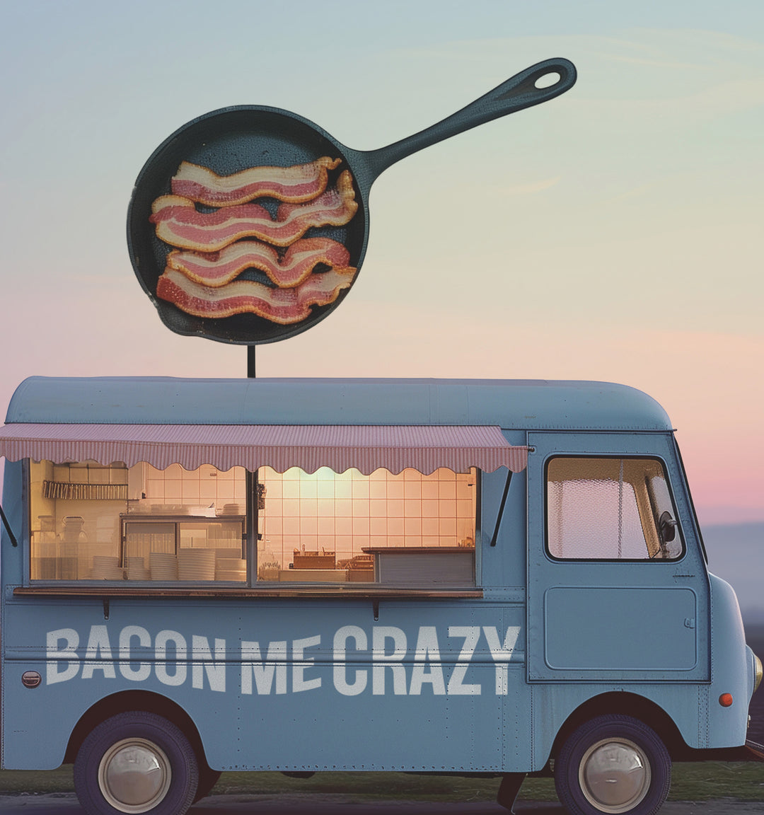 Bacon Me Crazy Food Truck Art