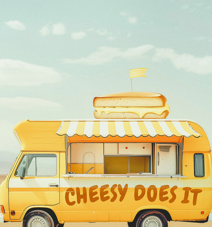 Cheesy Does It Food Truck Art