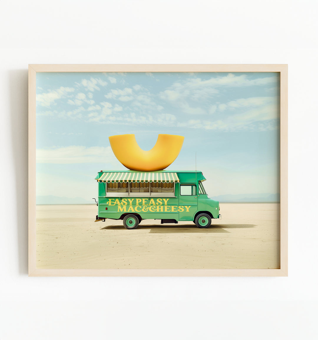 Easy Peasy Mac & Cheesy Food Truck Art