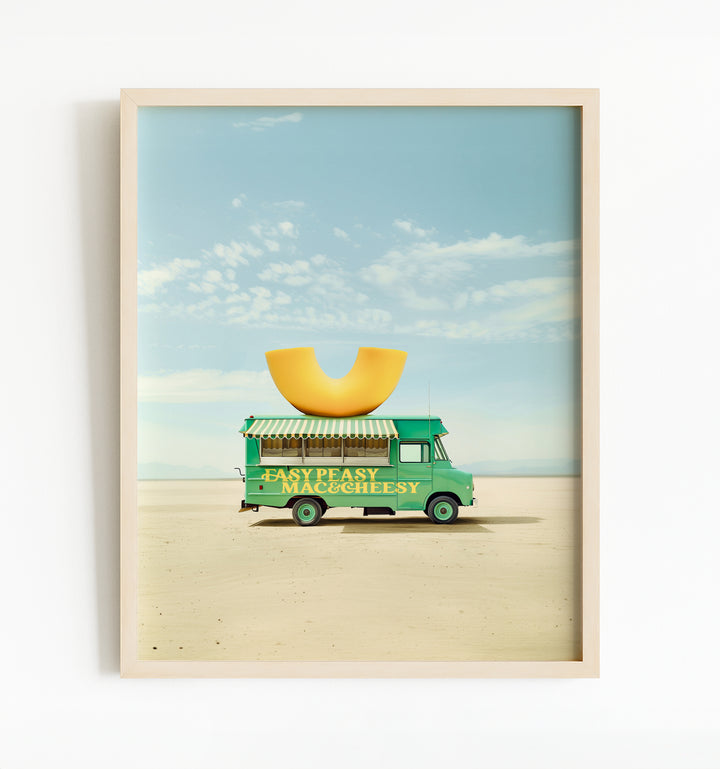 Easy Peasy Mac & Cheesy Food Truck Art