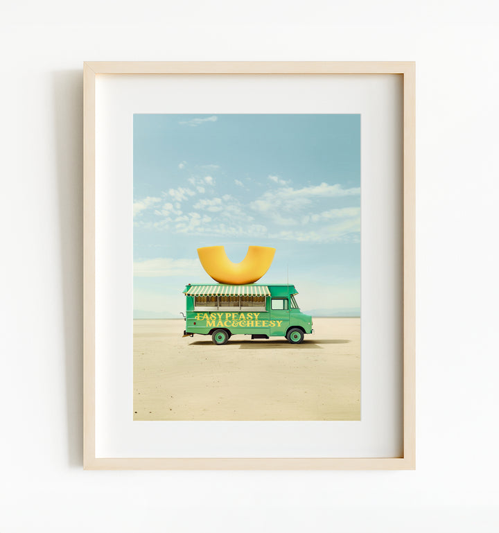 Easy Peasy Mac & Cheesy Food Truck Art