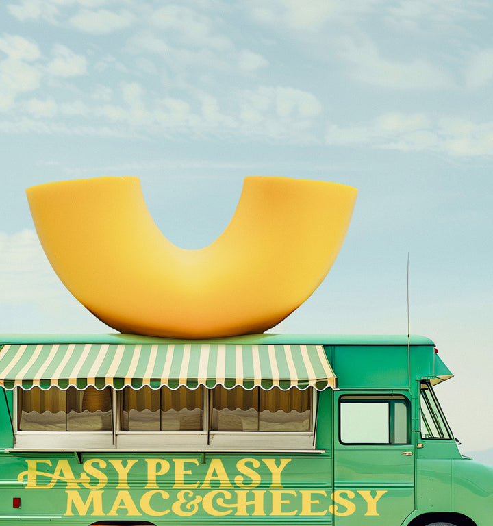 Easy Peasy Mac & Cheesy Food Truck Art