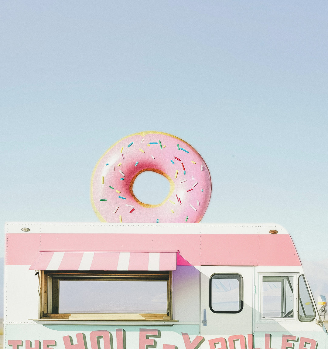 The HOLE-y Roller Food Truck Art