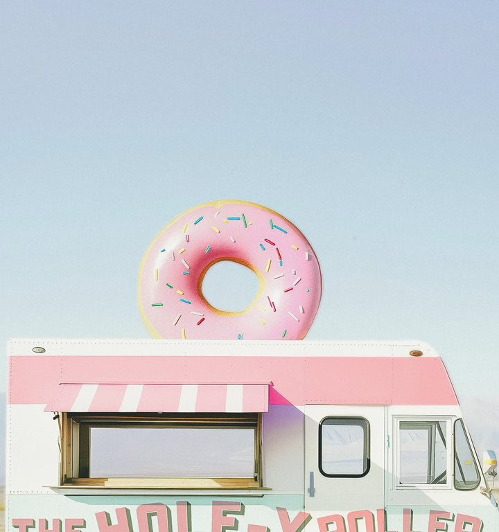 The HOLE-y Roller Food Truck Art