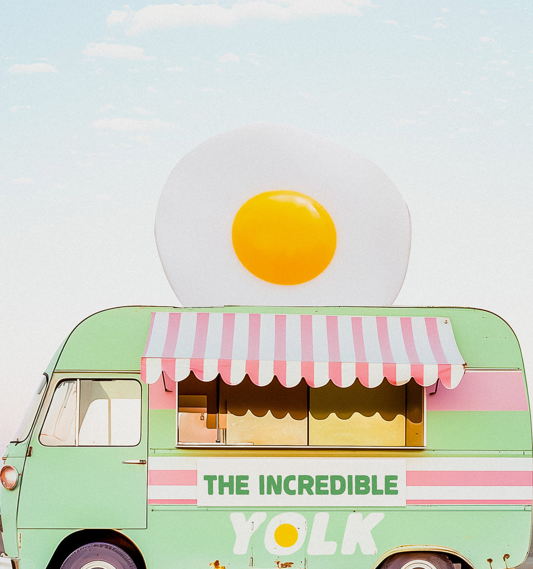 The Incredible Yolk Food Truck Art