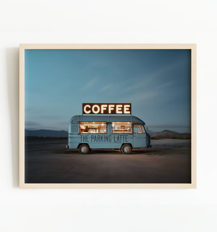 The Parking Latte Food Truck Art