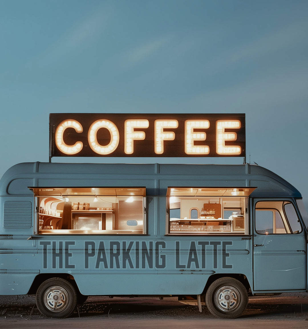 The Parking Latte Food Truck Art