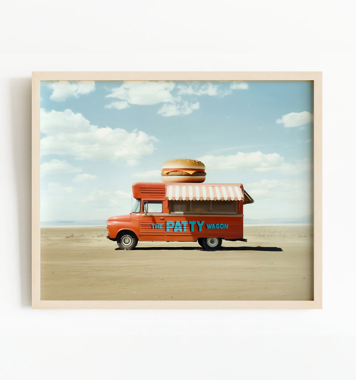 The Patty Wagon Food Truck Art