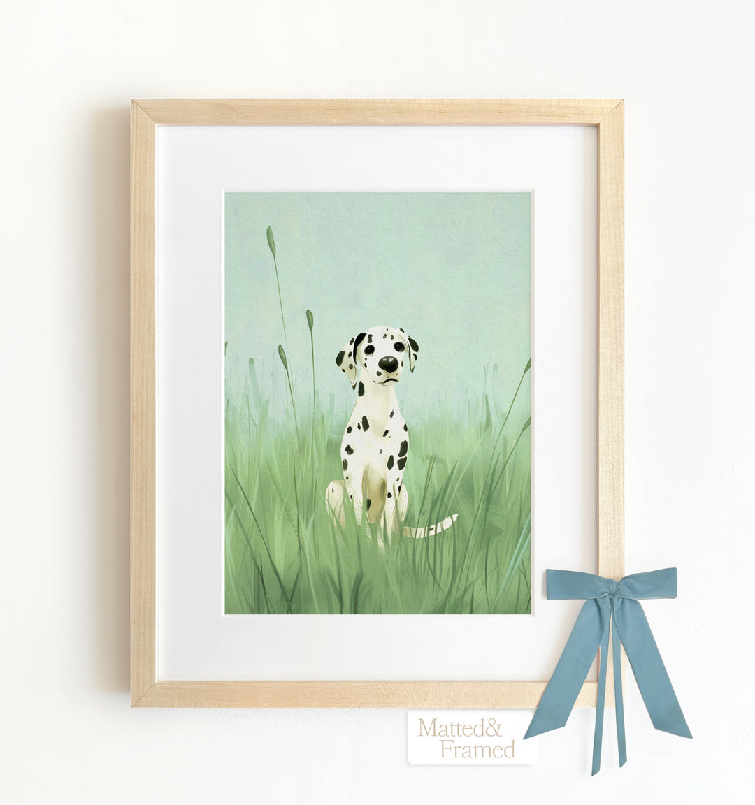 Framed Nursery Art Picture Book Puppies