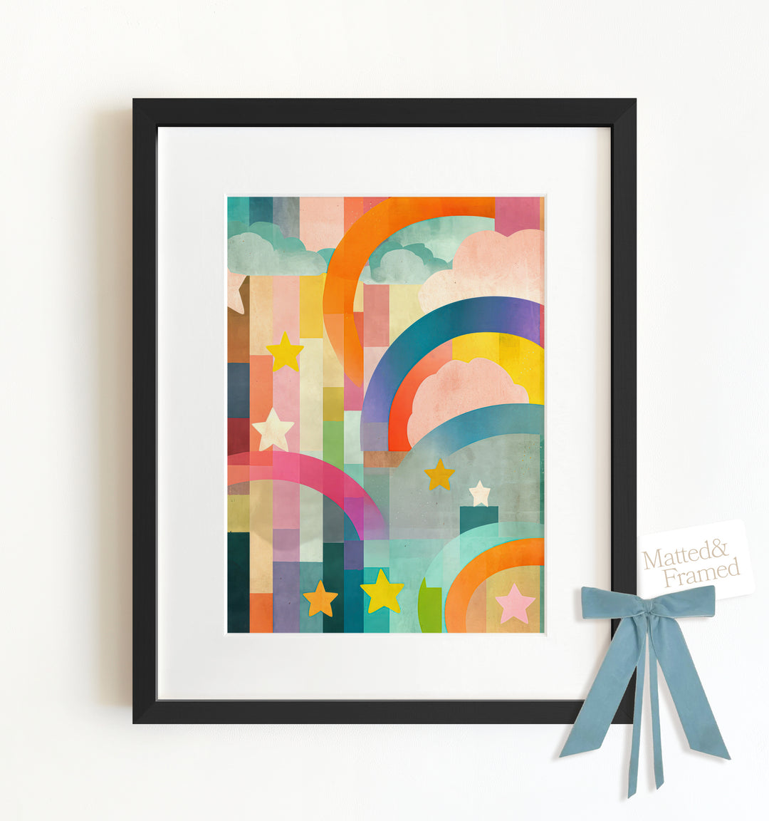 Rainbow Abstract No. 2 Framed Art