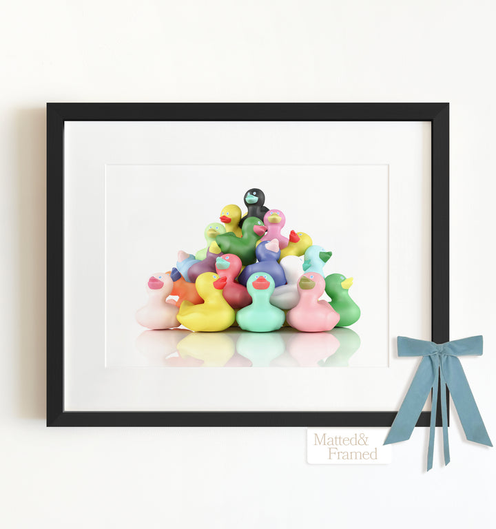 Rubber Duckies Framed Art