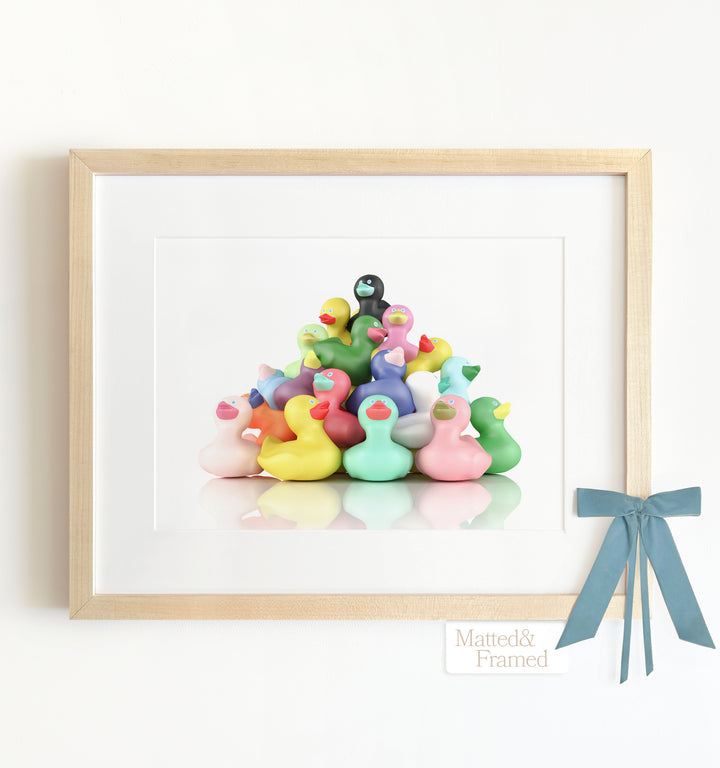 Rubber Duckies Framed Art