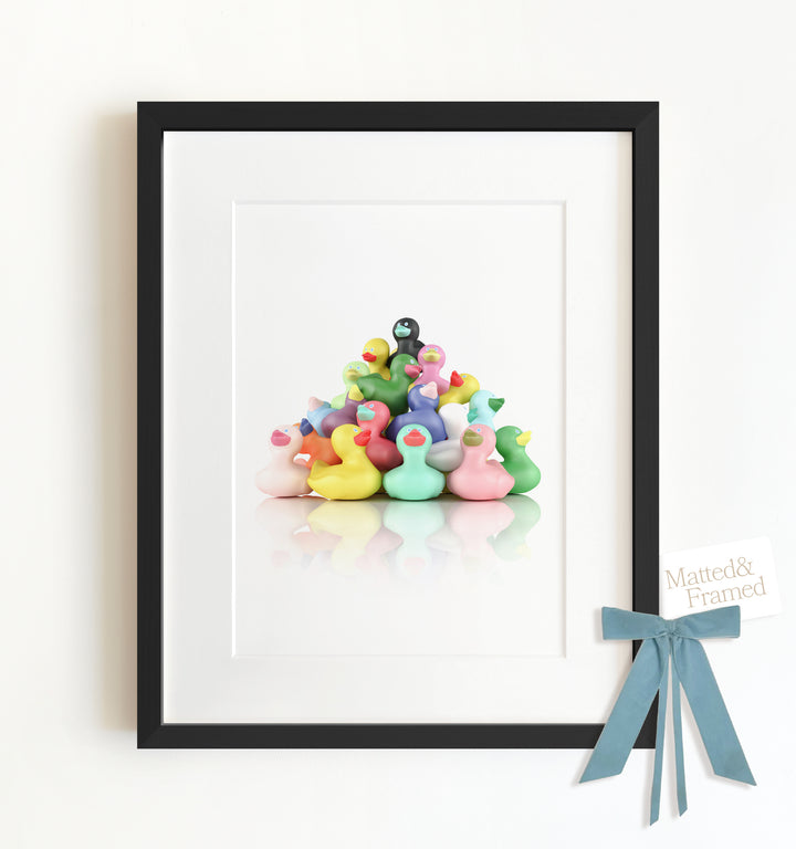 Rubber Duckies Framed Art