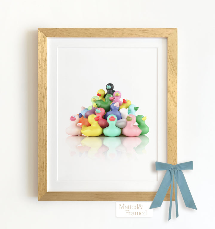 Rubber Duckies Framed Art