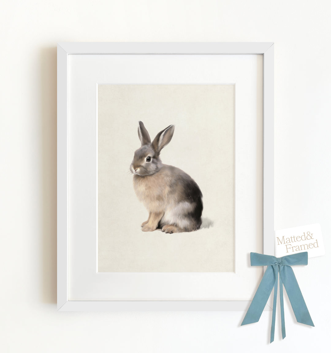 Storybook Cottontail Rabbit Framed Art