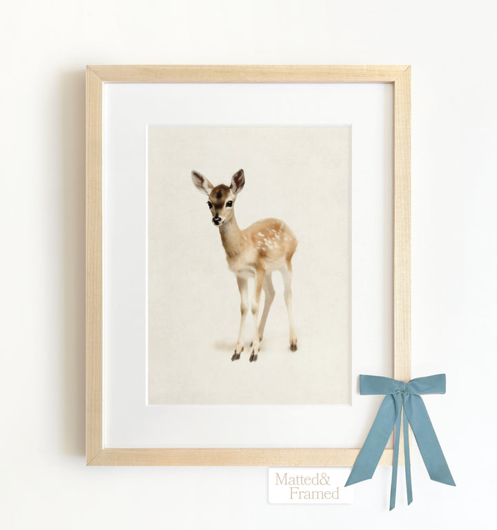 Storybook Deer Framed Art