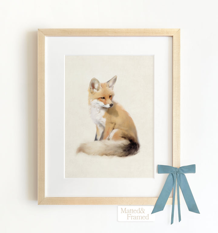 Framed Storybook Animals - Woodland Animal Prints