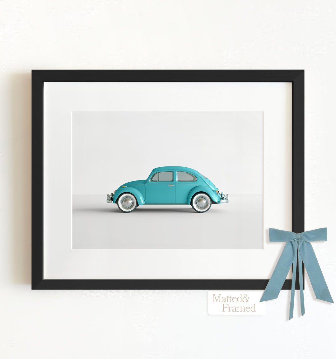 VW Beetle Framed Art