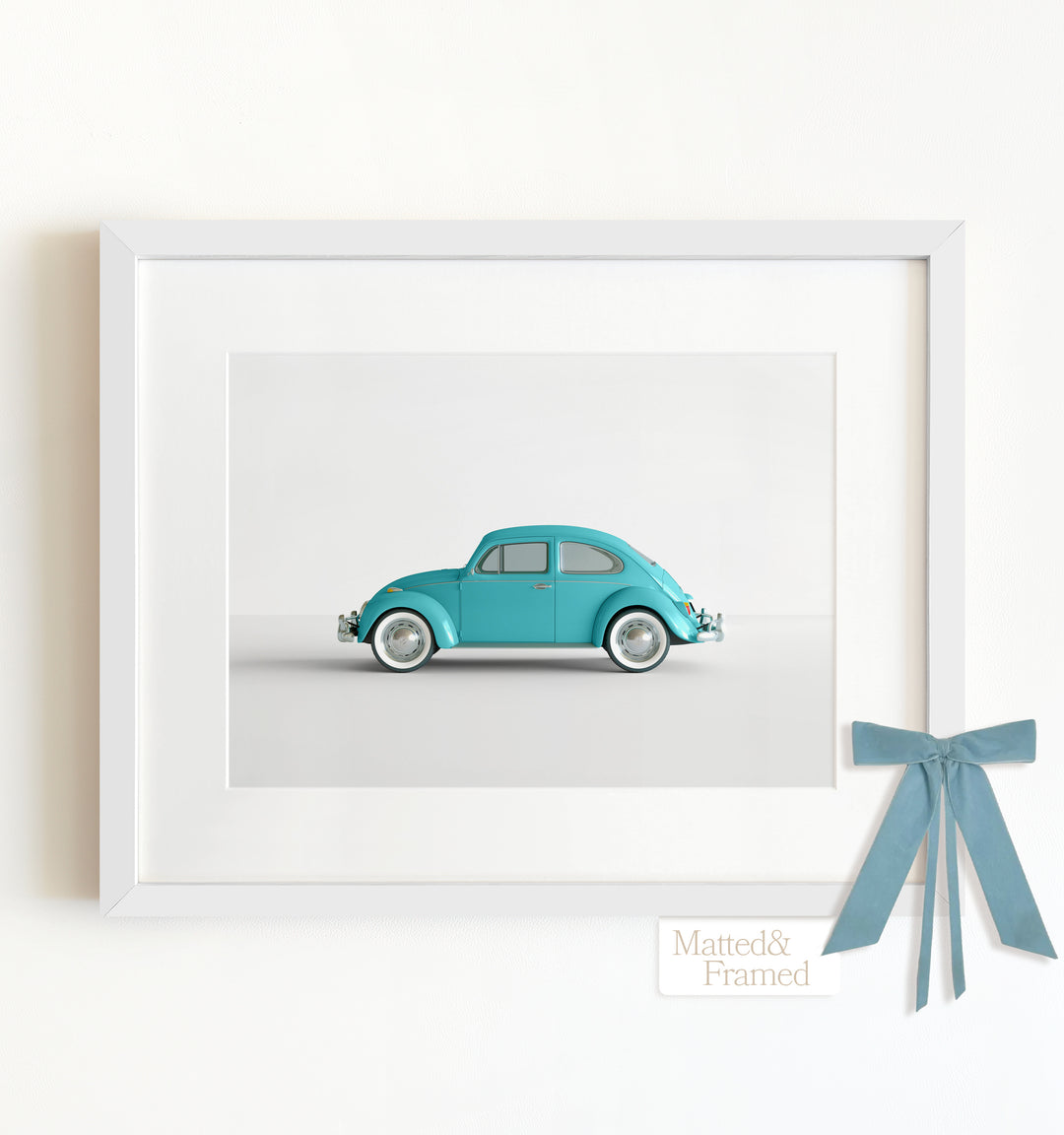 VW Beetle Framed Art