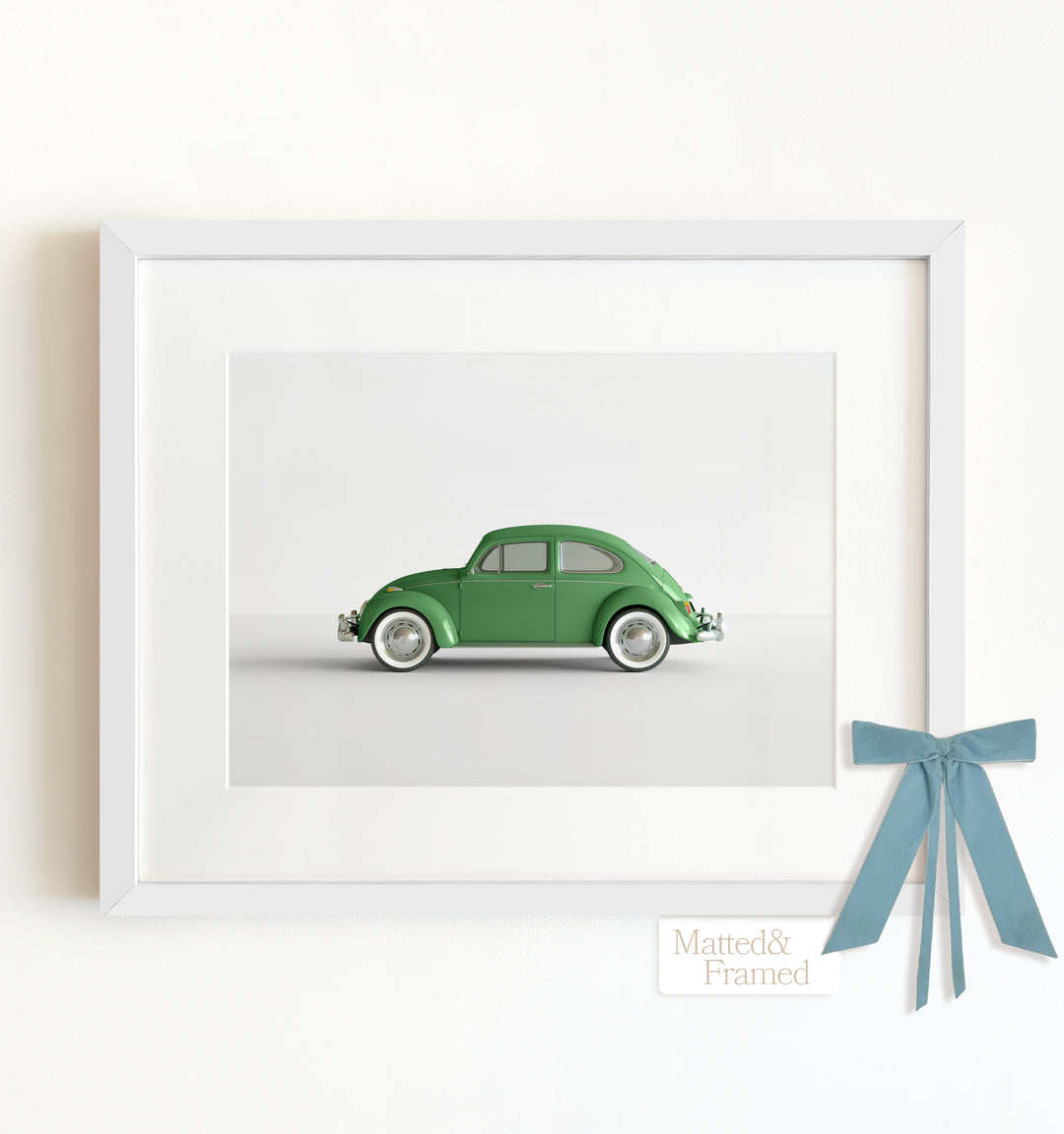 VW Beetle Framed Art