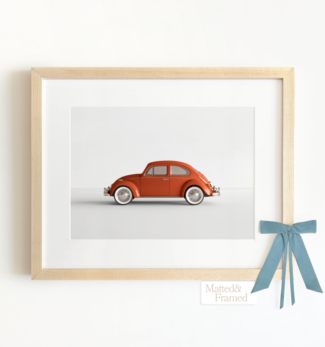 VW Beetle Framed Art