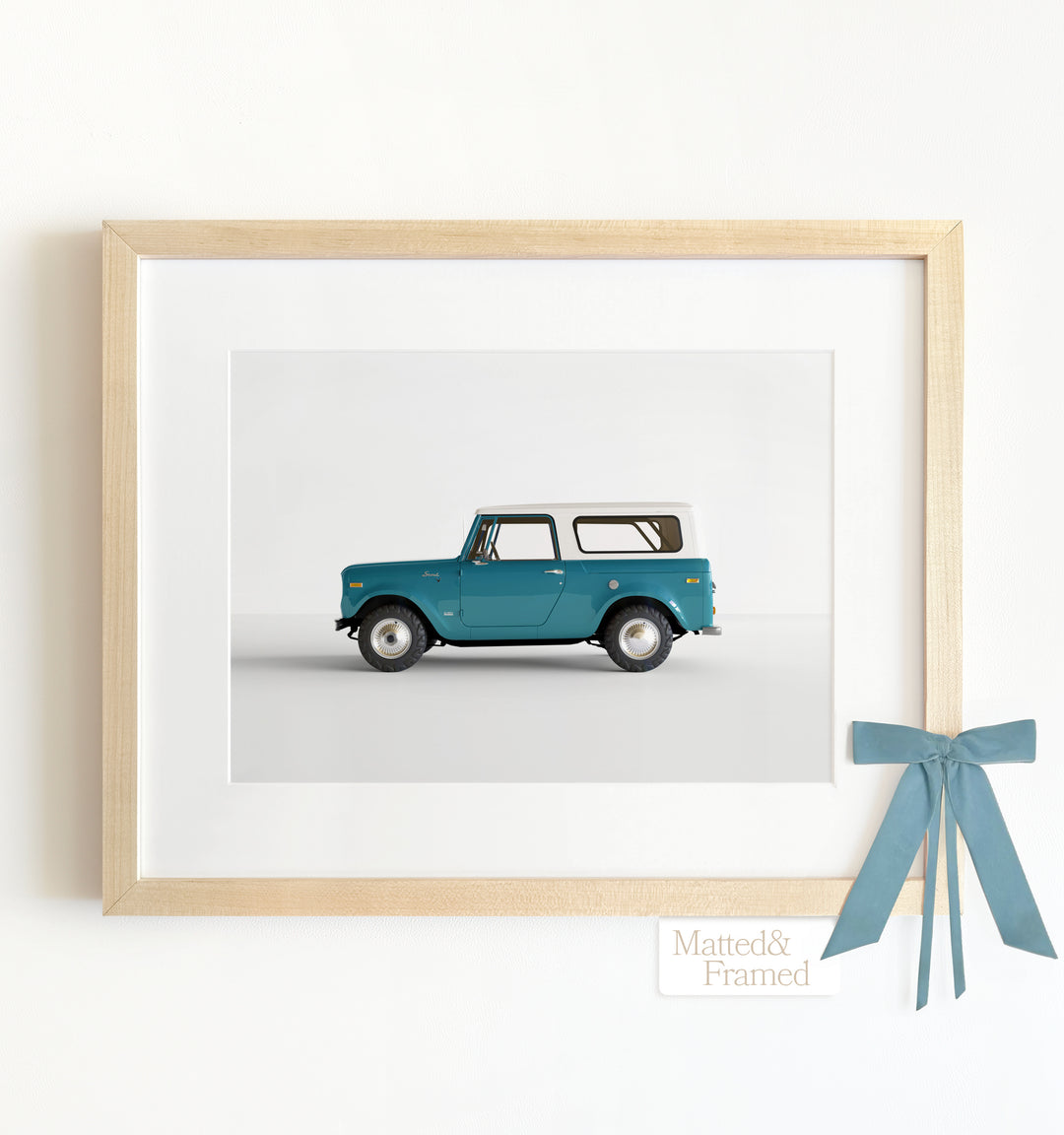 International Scout Car Framed Art