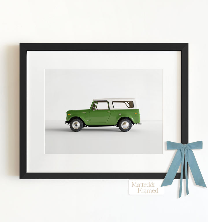 International Scout Car Framed Art