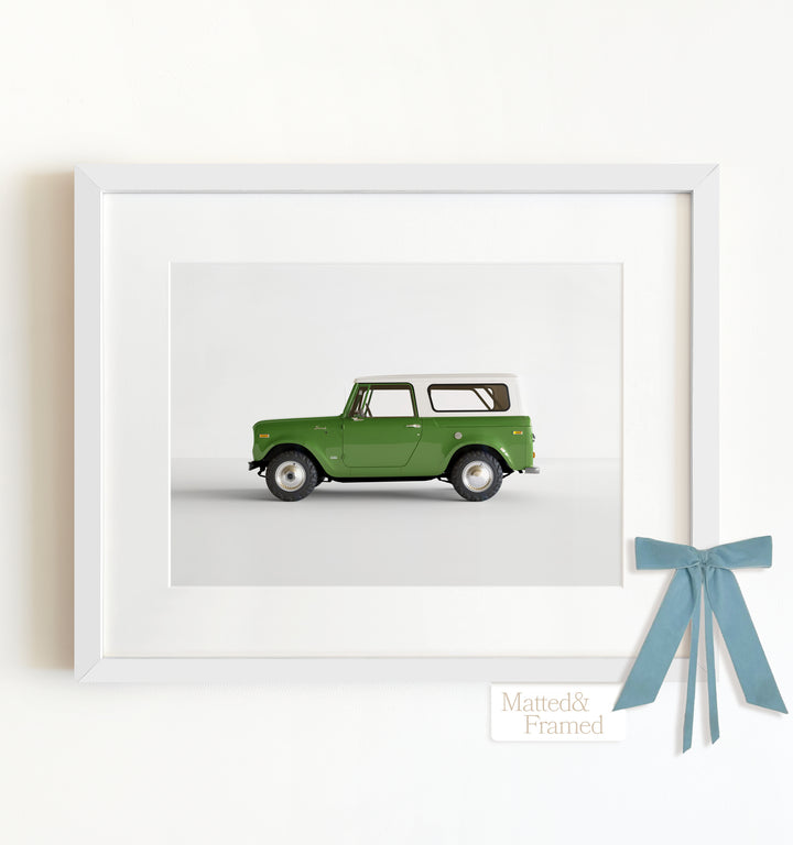 International Scout Car Framed Art