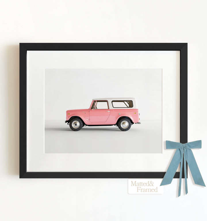 International Scout Car Framed Art