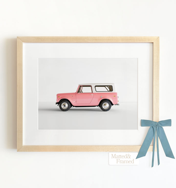 International Scout Car Framed Art