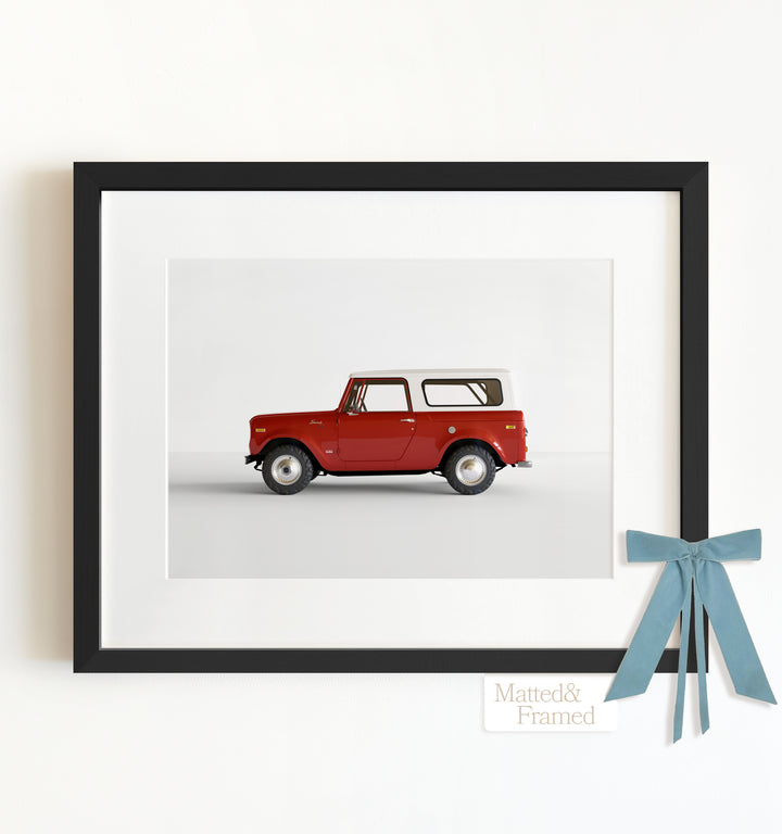 International Scout Car Framed Art